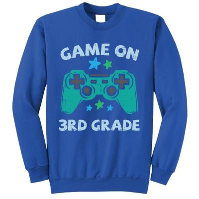 Gaming Game On 3Rd Grade Third First Day School Gamer Gift Sweatshirt