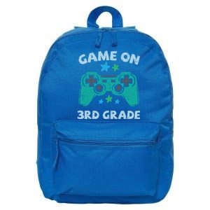 Gaming Game On 3Rd Grade Third First Day School Gamer Gift 16 in Basic Backpack