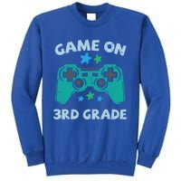 Gaming Game On 3Rd Grade Third First Day School Gamer Gift Tall Sweatshirt