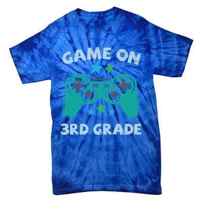 Gaming Game On 3Rd Grade Third First Day School Gamer Gift Tie-Dye T-Shirt