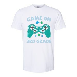 Gaming Game On 3Rd Grade Third First Day School Gamer Gift Softstyle CVC T-Shirt