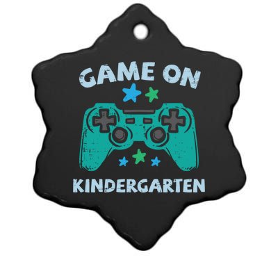 Gaming Game On Kindergarten First Day Of Gamer Gift Ceramic Star Ornament