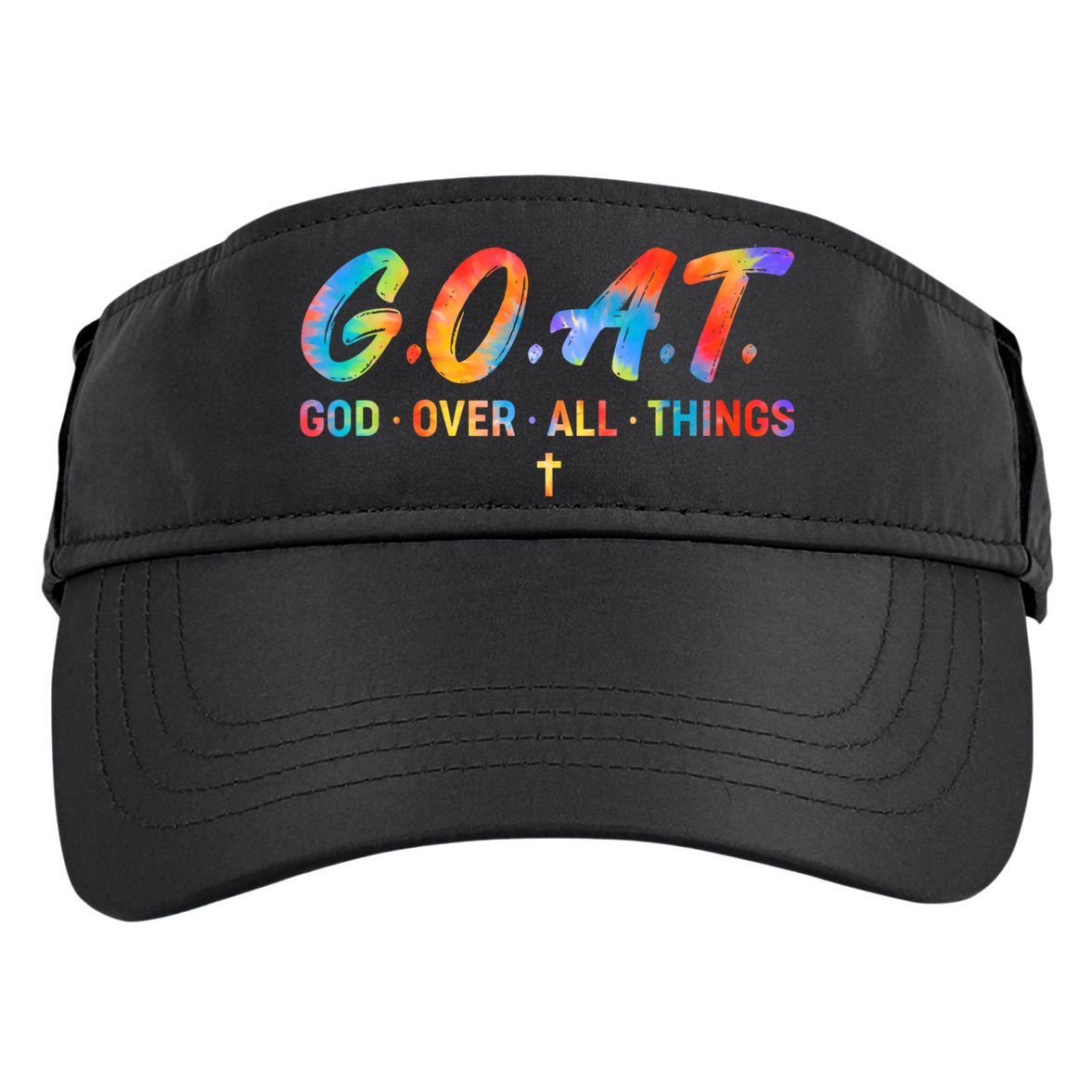 Goat God Over All Things Adult Drive Performance Visor