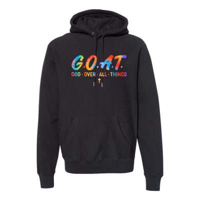 Goat God Over All Things Premium Hoodie