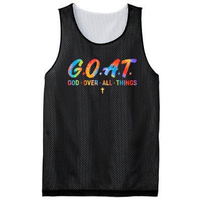 Goat God Over All Things Mesh Reversible Basketball Jersey Tank