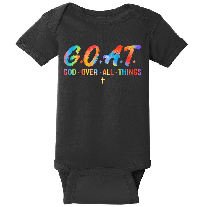 Goat God Over All Things Baby Bodysuit