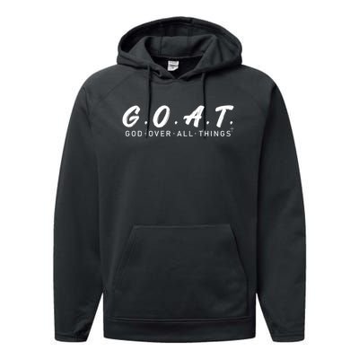 G.O.A.T God Over All Thing Performance Fleece Hoodie