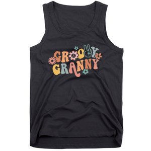 Groovy Granny One Thankful Granny Thanksgiving Christmas Tank Top