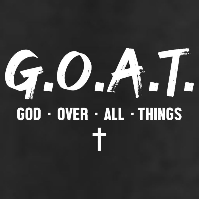 G.O.A.T God Over All Things Cross Christian Faith Adult Drive Performance Visor