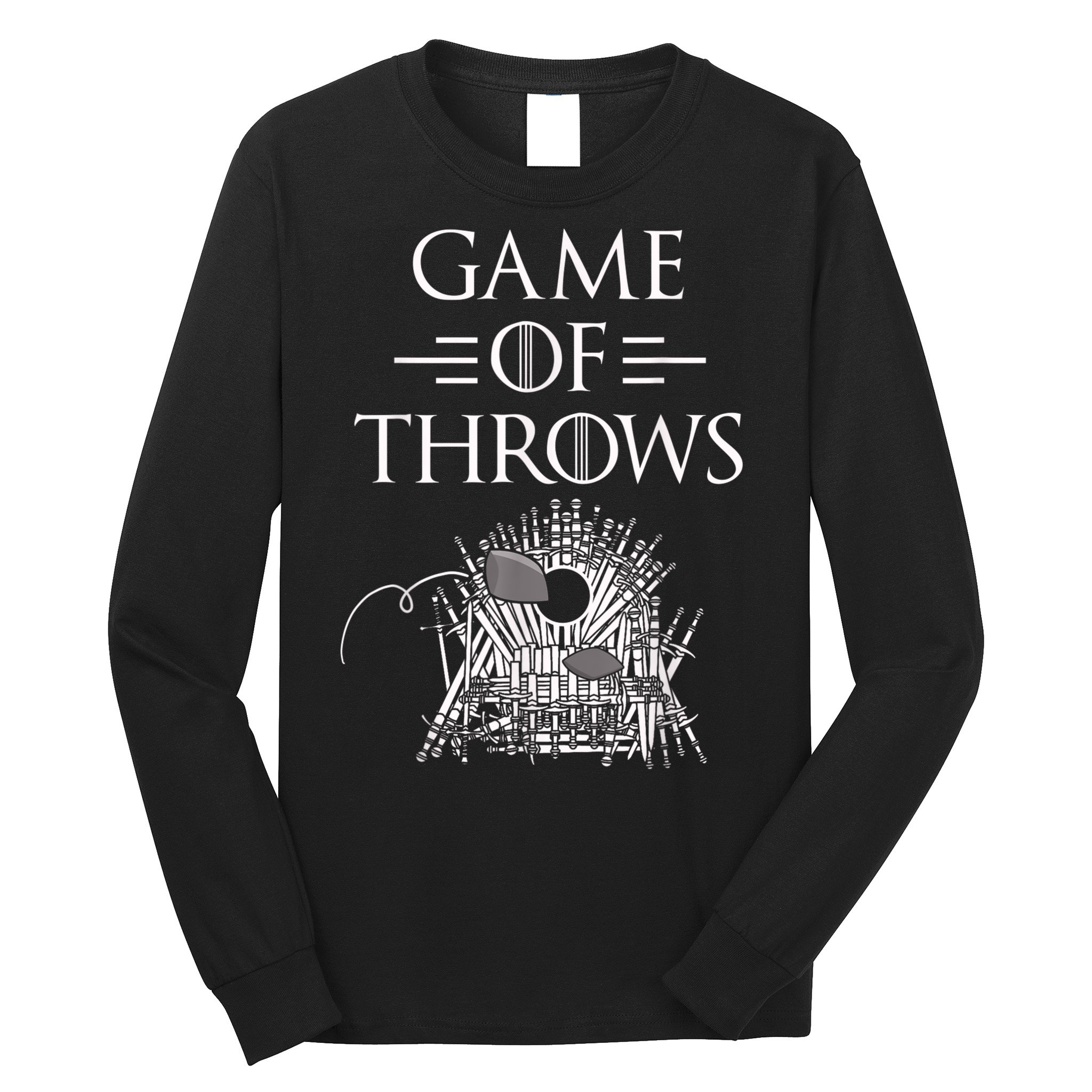 Great Game Of Throws Cornhole Bean Bag Toss Long Sleeve Shirt