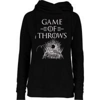 Great Game Of Throws Cornhole Bean Bag Toss Womens Funnel Neck Pullover Hood