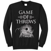 Great Game Of Throws Cornhole Bean Bag Toss Tall Sweatshirt