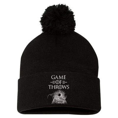 Great Game Of Throws Cornhole Bean Bag Toss Pom Pom 12in Knit Beanie