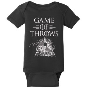 Great Game Of Throws Cornhole Bean Bag Toss Baby Bodysuit