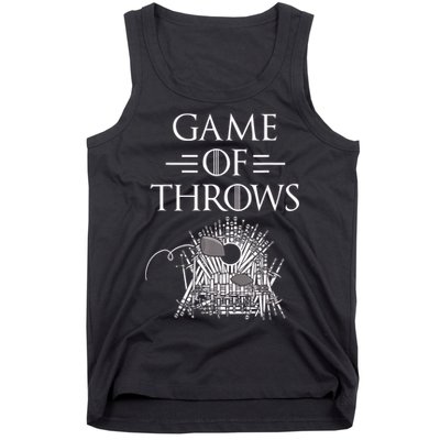 Great Game Of Throws Cornhole Bean Bag Toss Tank Top