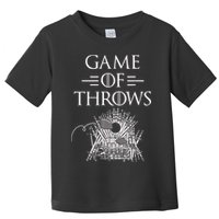 Great Game Of Throws Cornhole Bean Bag Toss Toddler T-Shirt