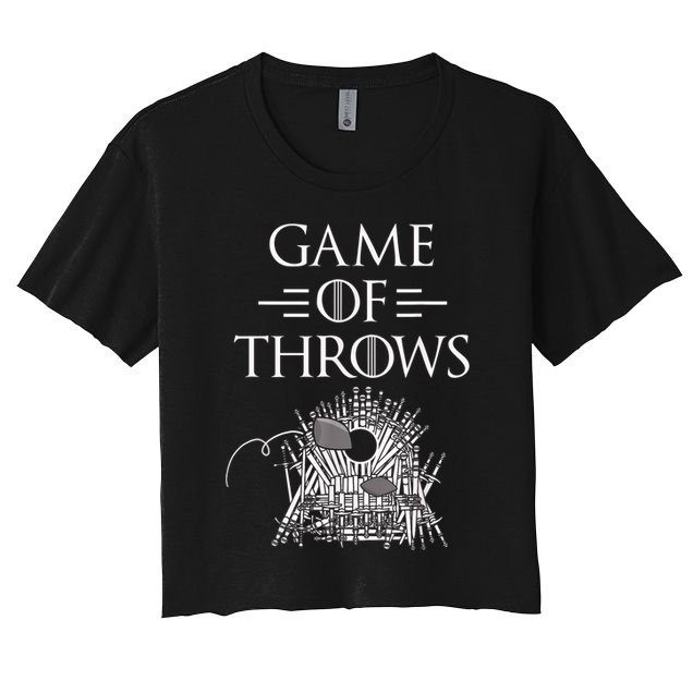 Great Game Of Throws Cornhole Bean Bag Toss Crop Top