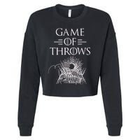 Great Game Of Throws Cornhole Bean Bag Toss Cropped Pullover Crew