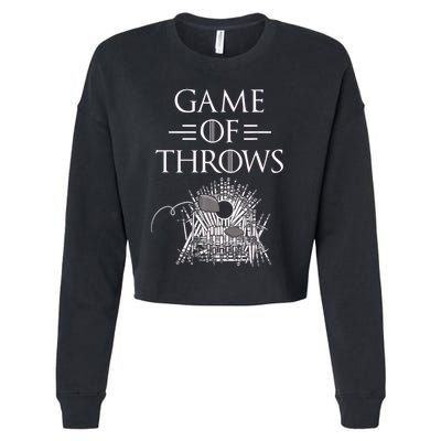 Great Game Of Throws Cornhole Bean Bag Toss Cropped Pullover Crew