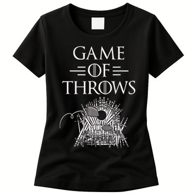 Great Game Of Throws Cornhole Bean Bag Toss Womens T-Shirt