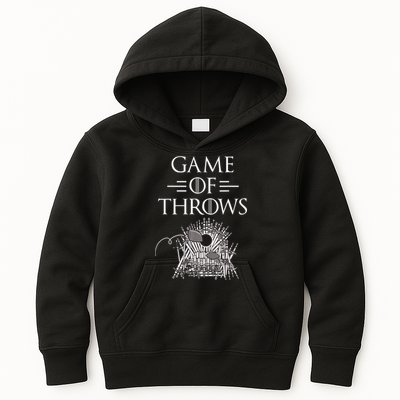 Great Game Of Throws Cornhole Bean Bag Toss Kids Hoodie
