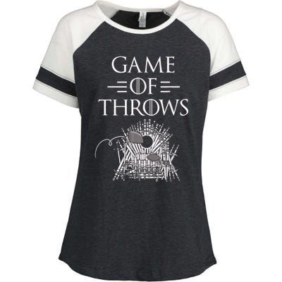 Great Game Of Throws Cornhole Bean Bag Toss Enza Ladies Jersey Colorblock Tee