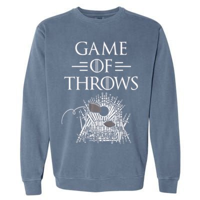 Great Game Of Throws Cornhole Bean Bag Toss Garment-Dyed Sweatshirt