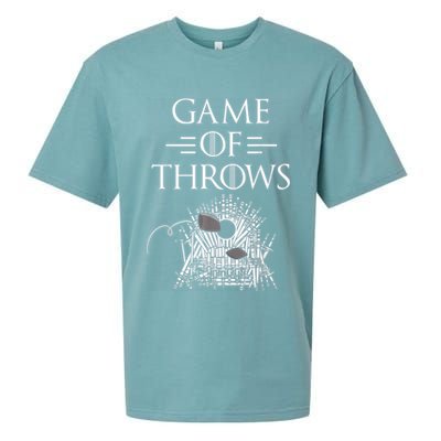Great Game Of Throws Cornhole Bean Bag Toss Sueded Cloud Jersey T-Shirt