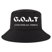 G.O.A.T God Over All Thing Black And White Cool Comfort Performance Bucket Hat