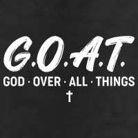 GOAT God Over All Things Adult Drive Performance Visor