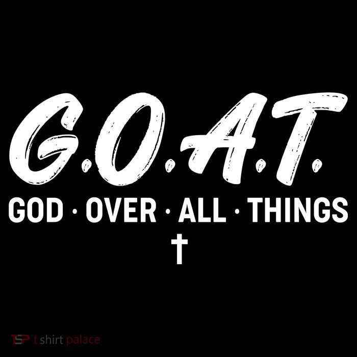 GOAT God Over All Things Bucket Hat