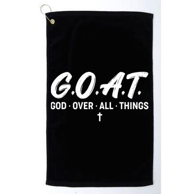 GOAT God Over All Things Golf Towel