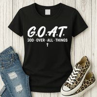 GOAT God Over All Things Womens T-Shirt