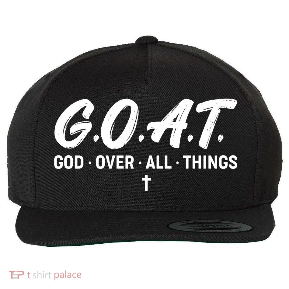 GOAT God Over All Things Wool Snapback Cap