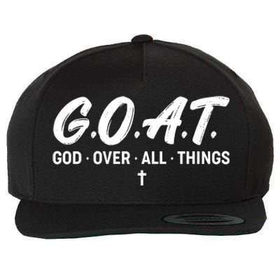 GOAT God Over All Things Wool Snapback Cap