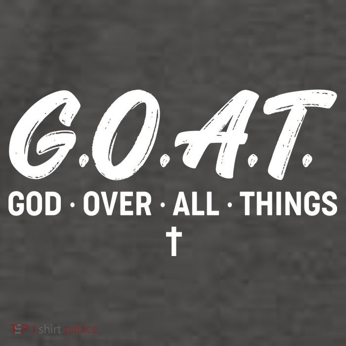 GOAT God Over All Things Vector Backpack