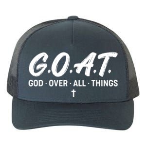 GOAT God Over All Things Yupoong Adult 5-Panel Trucker Hat