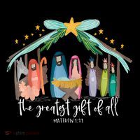 Greatest Gift Of All Jesus Christmas Christian Premium T-Shirt