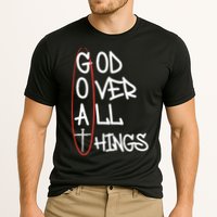 Goat God Over All Things Faith Christian Cooling Performance Crew T-Shirt
