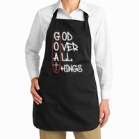 Goat God Over All Things Faith Christian Apron