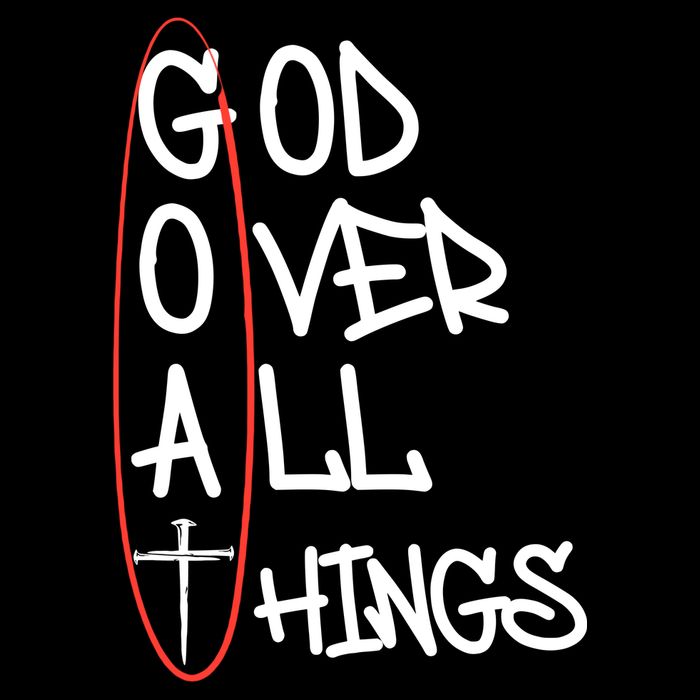 Goat God Over All Things Faith Christian Apron