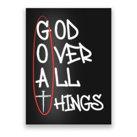 Goat God Over All Things Faith Christian Poster