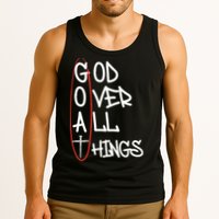 Goat God Over All Things Faith Christian Tank Top