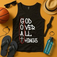Goat God Over All Things Faith Christian Tank Top