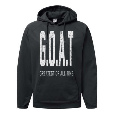 GOAT Greatest of All Time G.O.A.T Performance Fleece Hoodie