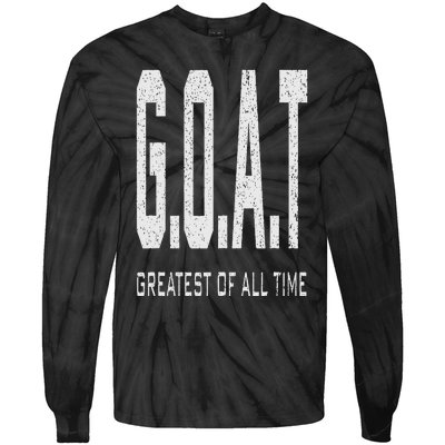 GOAT Greatest of All Time G.O.A.T Tie-Dye Long Sleeve Shirt