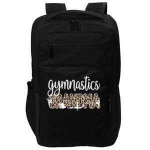 Gymnastics Grandma Of A Gymnast Gymnastics Grandmother Cool Gift Impact Tech Backpack