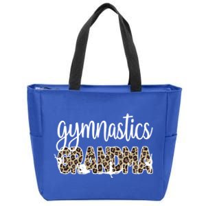 Gymnastics Grandma Of A Gymnast Gymnastics Grandmother Cool Gift Zip Tote Bag