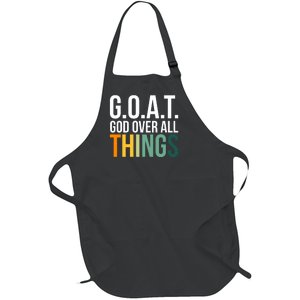 G.O.A.T. God Over All Things Full-Length Apron With Pockets