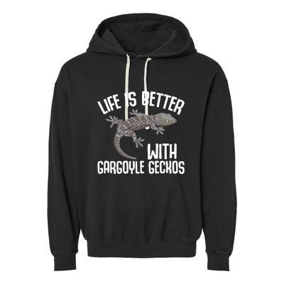 Gargoyle Gecko Owner Lizard Keeping Reptile Keeper Cool Gift Garment-Dyed Fleece Hoodie